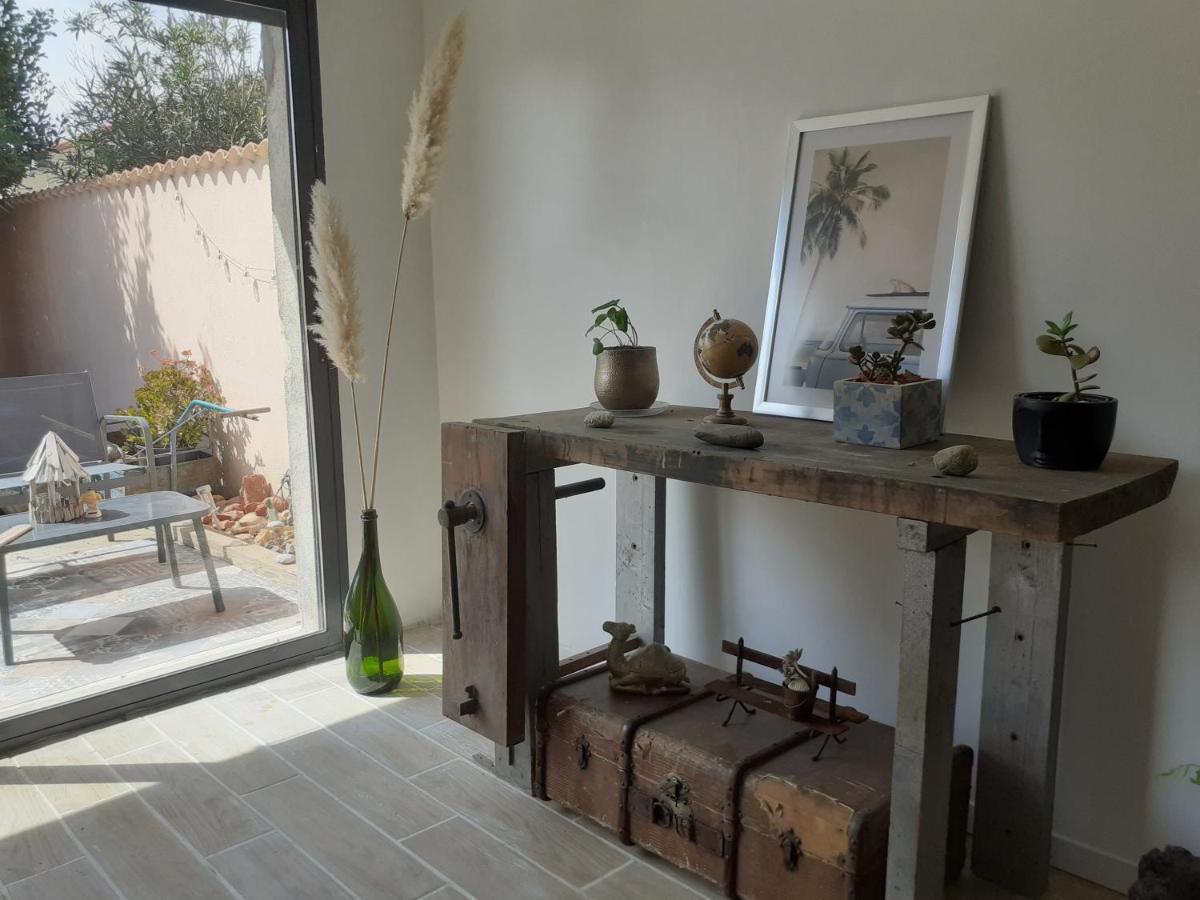 فيلا Loft Avec Clim, Parking Et Jardin Proche De La Mer Sauvian المظهر الخارجي الصورة