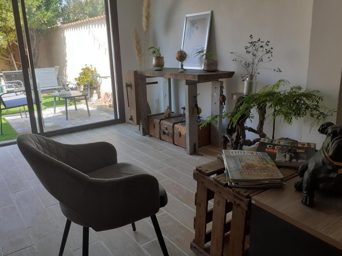 فيلا Loft Avec Clim, Parking Et Jardin Proche De La Mer Sauvian المظهر الخارجي الصورة
